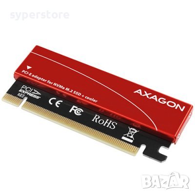 PCI-Express карта 16 x PCI-E 3.0 - NVMe M.2 SSD Axagon PCEM2-S PCI-Express Adapter, снимка 2 - Други - 36932078