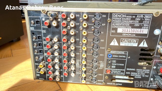 Denon-AVR 2803 Resiever, снимка 5 - Ресийвъри, усилватели, смесителни пултове - 44338251