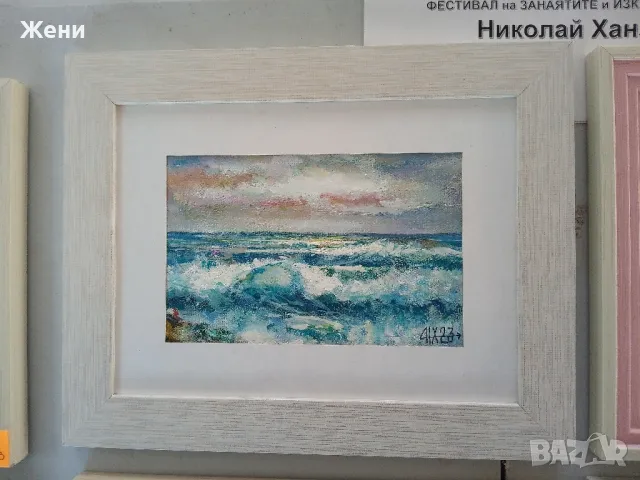 Малки маслени картини на Николай Ханзъров, снимка 14 - Картини - 47631641