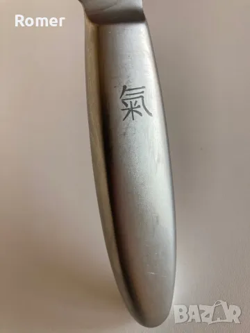 Нож от многослойна дамаска стомана Gehring Solingen Germany, снимка 3 - Ножове - 49759021