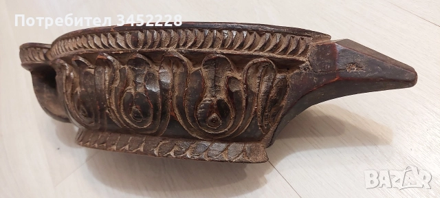 дърворезба античен медицински хаван масив за ценители , снимка 7 - Антикварни и старинни предмети - 52774857