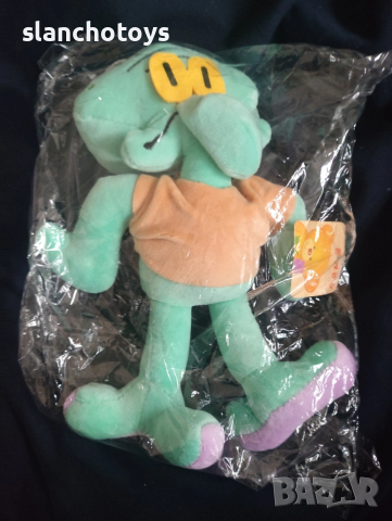 Героите от Спондж Боб Квадратни гащи- Сепия, Планктон , Охлюва Гари , Господин Рак, Патрик, снимка 16 - Плюшени играчки - 41882218