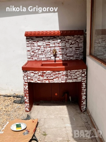 Мивка и Барбекю от бетон Лятна кухня, снимка 9 - Градински мебели, декорация  - 52157517