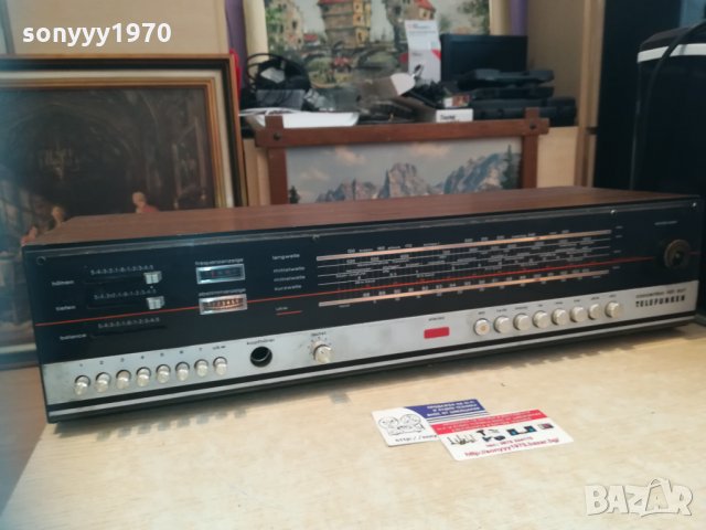 telefunken concertino hifi 401 receiver-sweden 2110201634, снимка 6 - Ресийвъри, усилватели, смесителни пултове - 30504533