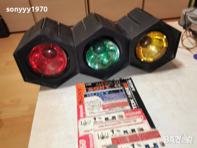 ПРОЖЕКТОРИ 3БР ЗА ЦВЕТОМУЗИКА 36Х12Х12СМ 220В 2012251753, снимка 9 - Ресийвъри, усилватели, смесителни пултове - 52859202