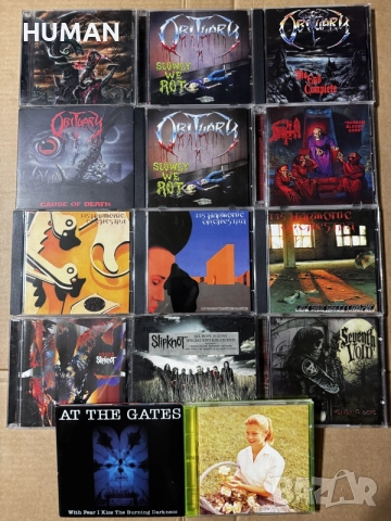 Obituary - Death - Disharmonic - At The Gates - Slipknot - Helmet 