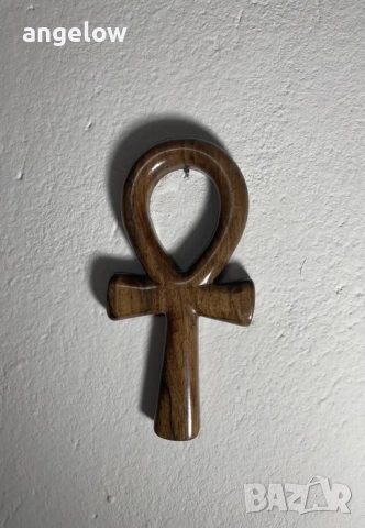 Египетски кръст Анкх, снимка 2 - Колиета, медальони, синджири - 52505591