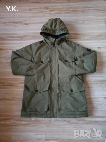 Оригинално мъжко яке Tommy Hilfiger Heavy Canvas Parka, снимка 3 - Якета - 52525883
