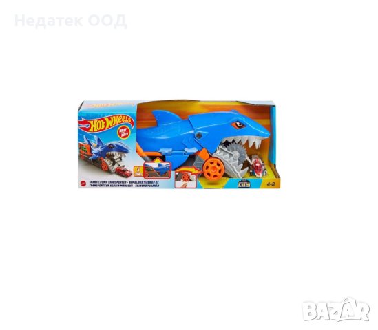  Детски камион, Hot Wheels, Акула, снимка 2 - Коли, камиони, мотори, писти - 44386585