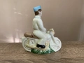 Винтидж порцеланова статуетка „Мотоциклетист“, Коростенски порцеланов завод, СССР, снимка 3