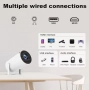 Преносим мини проектор,Android 11,HDMI връзка,USB,AV, Audio jack3.5mm,ротация на 180 градуса, снимка 5