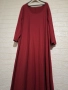 НОВА ДЪЛГА РОКЛЯ ВИНЕН ЦВЯТ 3XL-5XL, снимка 2