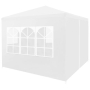 vidaXL Парти шатра, 3х3 м, бяла(SKU:45096, снимка 1 - Градински мебели, декорация  - 44599237