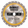 Диск DeWALT метален HM за рязане на дърво с пирони и други материа 184x20x1.8 мм, 24 z, Construction, снимка 1 - Други инструменти - 35640871