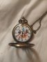 Мики Маус Класически джобен кварцов часовник с римски цифри+ верижка, снимка 7