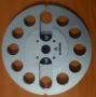 Магнетофонна ролка алуминиева Изот 18 см, снимка 1