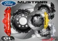 Ford Mustang надписи за капаци на спирачни апарати , снимка 1