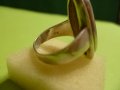 Масивен сребърен пръстен с естествен камък, снимка 5