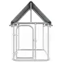 vidaXL Дворна клетка за кучета с покрив, 200x100x150 см, снимка 6