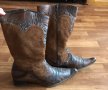 Ботуши естествена кожа каубойски, снимка 1