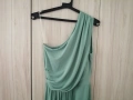 Италианска дълга елегантна дамска рокля по тялото р-р M, снимка 5