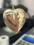 Златен винтидж медальон "Сърце" Tru-Kay – отварящ се, 14К, снимка 9