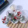 6 Коледни топки пълни с украса, снимка 1 - Декорация за дома - 39024414