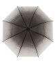 Чадър тип бастун Автоматичен полупрозрачен градиентно сиво 82 см