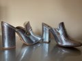 Кожени елегантни обувки на ток, снимка 1 - Дамски елегантни обувки - 38963491