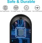 Акумулаторен нагревател за ръце SKYAYA ZLS-118 – 5200 mAh, двустранно отопление, снимка 4