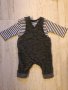 Комплект за новородено 0-3 мес. гащеризонче и боди George 56 см., снимка 3