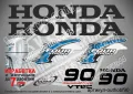HONDA 150 hp Хонда извънбордови двигател стикери надписи лодка яхта, снимка 17