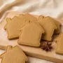 Джинджифилова къщичка – коледни формички за сладки, резец и щампа, снимка 3