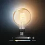 Смарт крушка Philips Hue Filament Globe E27, G125, снимка 3