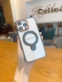 Калъф силикон MagStand Cover Прозрачен / Сива рамка / за iPhone 17 Air 6.5 Баркод : 3132543, снимка 1