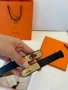 Hermes колан естествена кожа в кутия, снимка 2