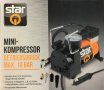 Мини компресор StarQ, 12V, макс. 10 Bar, С манометър , снимка 1 - Други инструменти - 32198129