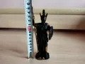 Страхотна Стара Бронзова Статуетка Атина-Палада, снимка 6