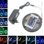 LED ЛЕНТА ЦВЕТНА RGB - 5м. Водоустойчива и дистанционно, снимка 4