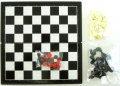 Комплект 3 в 1 класически настолни игри - шах, дама и табла. Комплектът е много удобен при пътувания, снимка 2