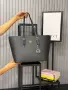 Gucci Голяма Дамска Чанта Тип Шопър С Монограм Дълги Дръжки И Златен Метален Акцент Код SEM-729, снимка 3