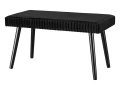 НОВИ! Пейка тапицирана кадифе 78x38x43см до 110кг бор MDF, снимка 3