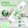 Компактен акумулаторен вакууматор 60 kPa с 5 многократни плика, снимка 2