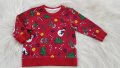 Детска Коледна блуза 9-12 месеца, снимка 2