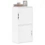 vidaXL Страничен шкаф ODDA White 40x24x79 cm Масивна дървесина Бор, снимка 2