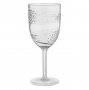 Чаша за вино, Диамант,  Пластмаса, 370 мл, Прозрачна, снимка 1 - Чаши - 39442797