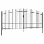 vidaXL Двойна оградна порта Woerden с капак тип копие 400x224,5 см, снимка 1