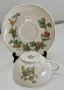 Порцеланов сет чаша с чинийка за чай Seltmann Weiden Bavaria W.Germany, Waldbeere, снимка 7