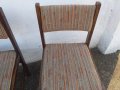 Български тапицирани дървени столове, снимка 2