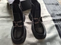 Дамски черни лачени боти , снимка 4